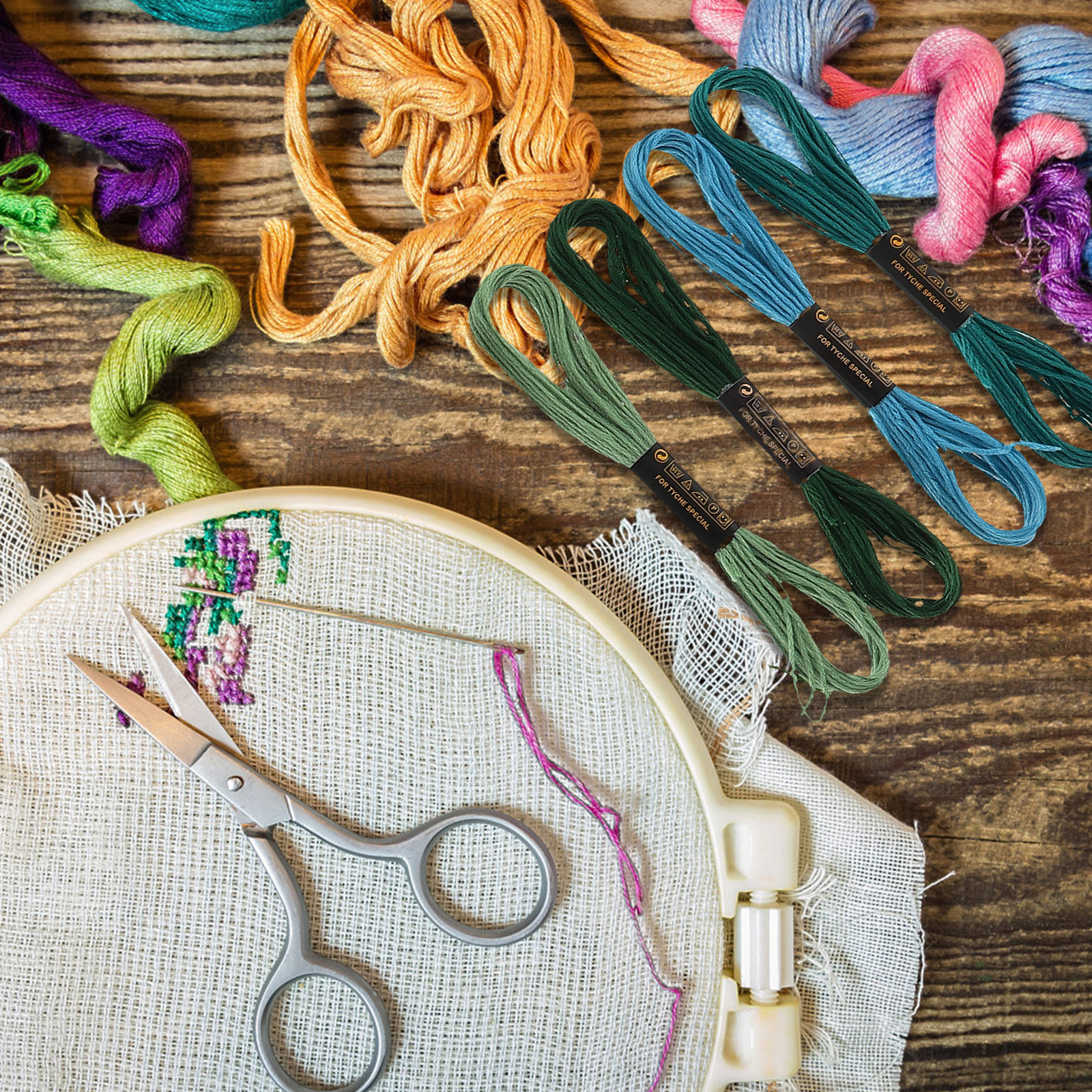 Embroidery Diy - 100pcs Embroidery Thread Cross Stitch Supplies