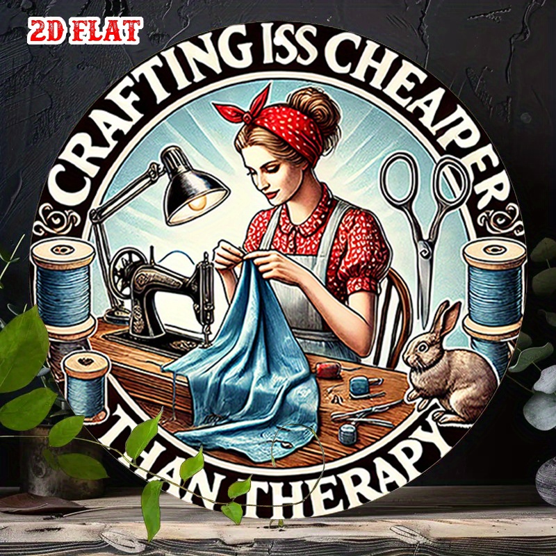 Embroidery Threads - 2D Flat 1pc Thread Spool Aluminum