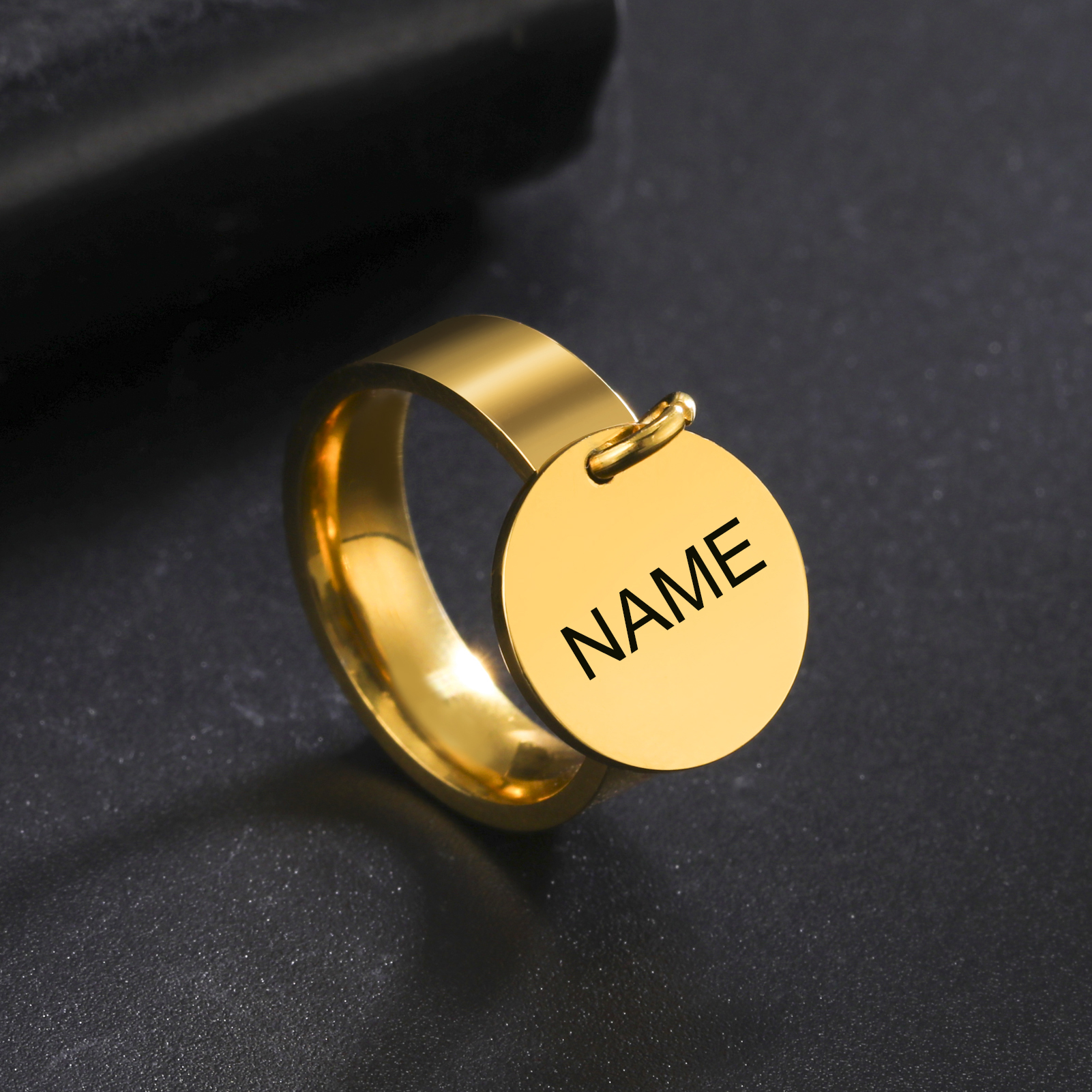 Embroidery Alphabet - Lemegeton Personalized Name Rings For Women