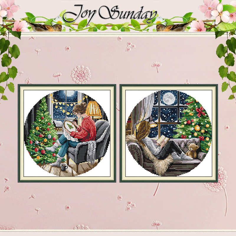 Embroidery Tas - The Christmas Tree and Girl Patterns