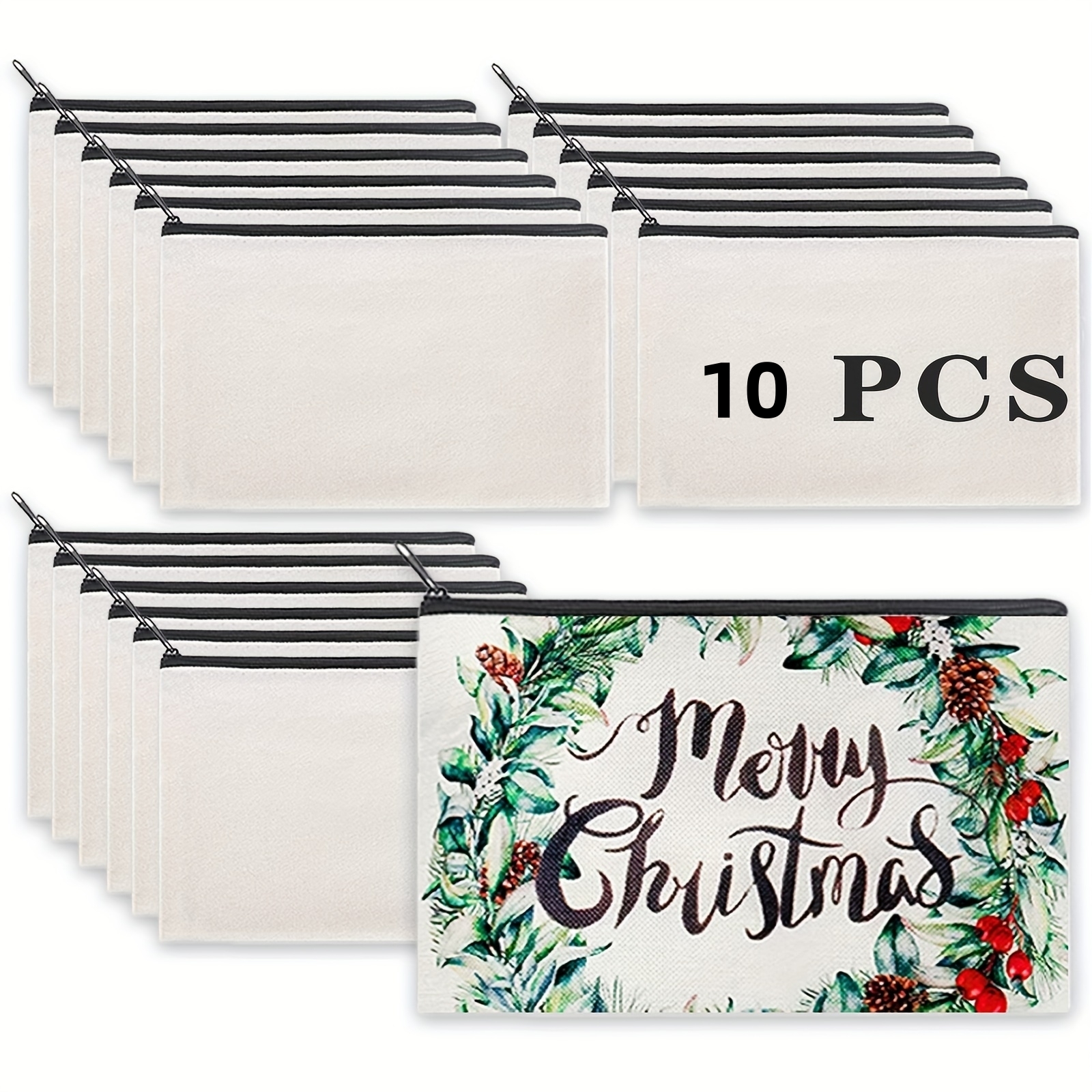 Transfer Pen Ink - Customizable Sublimation Canvas Makeup Bags -
