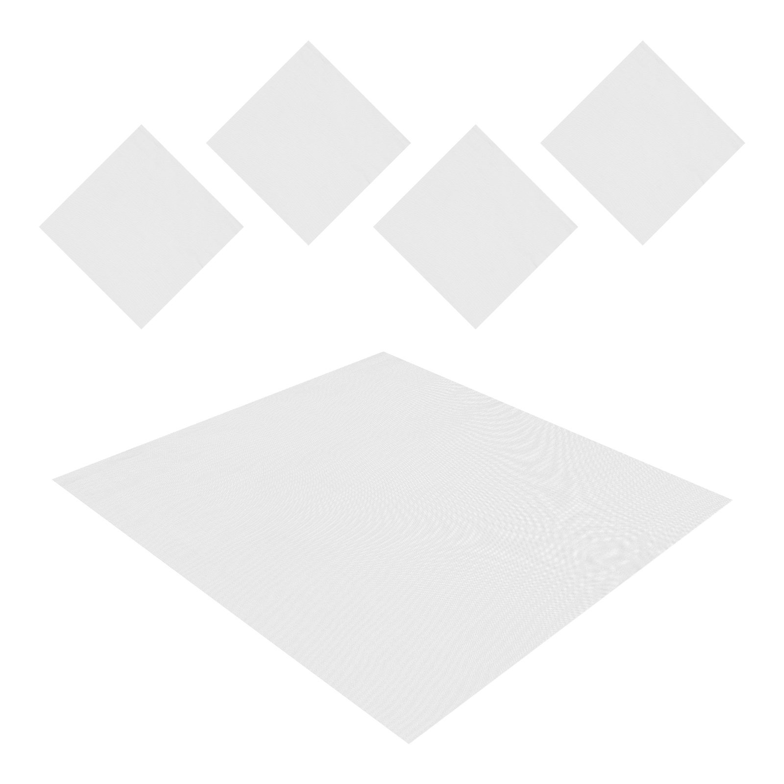 5Pcs Wet Felting Mesh Net Wool - Felt Sheet Wool 리뷰 및 가격