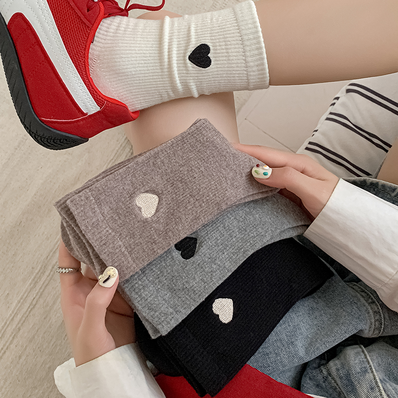 Socks For Women Korean Style N - Embroidery On Socks 리뷰 및 가격