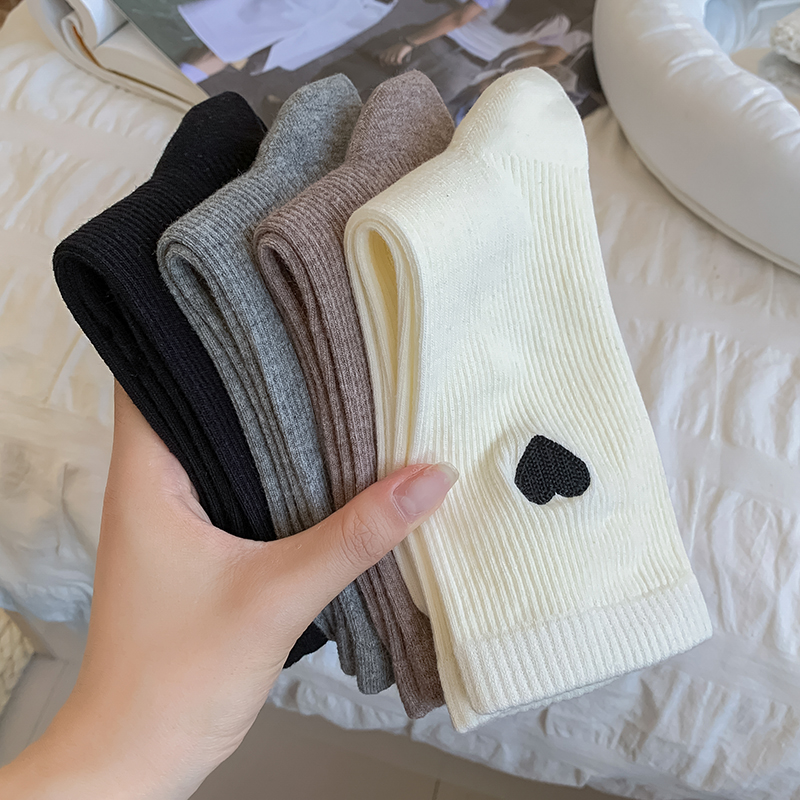 Socks For Women Korean Style N - Embroidery On Socks 리뷰 및 가격