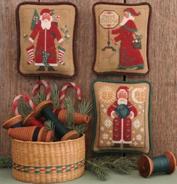 44-24  Santa Claus Cross Stitc - Embroidery Tas 리뷰 및 가격