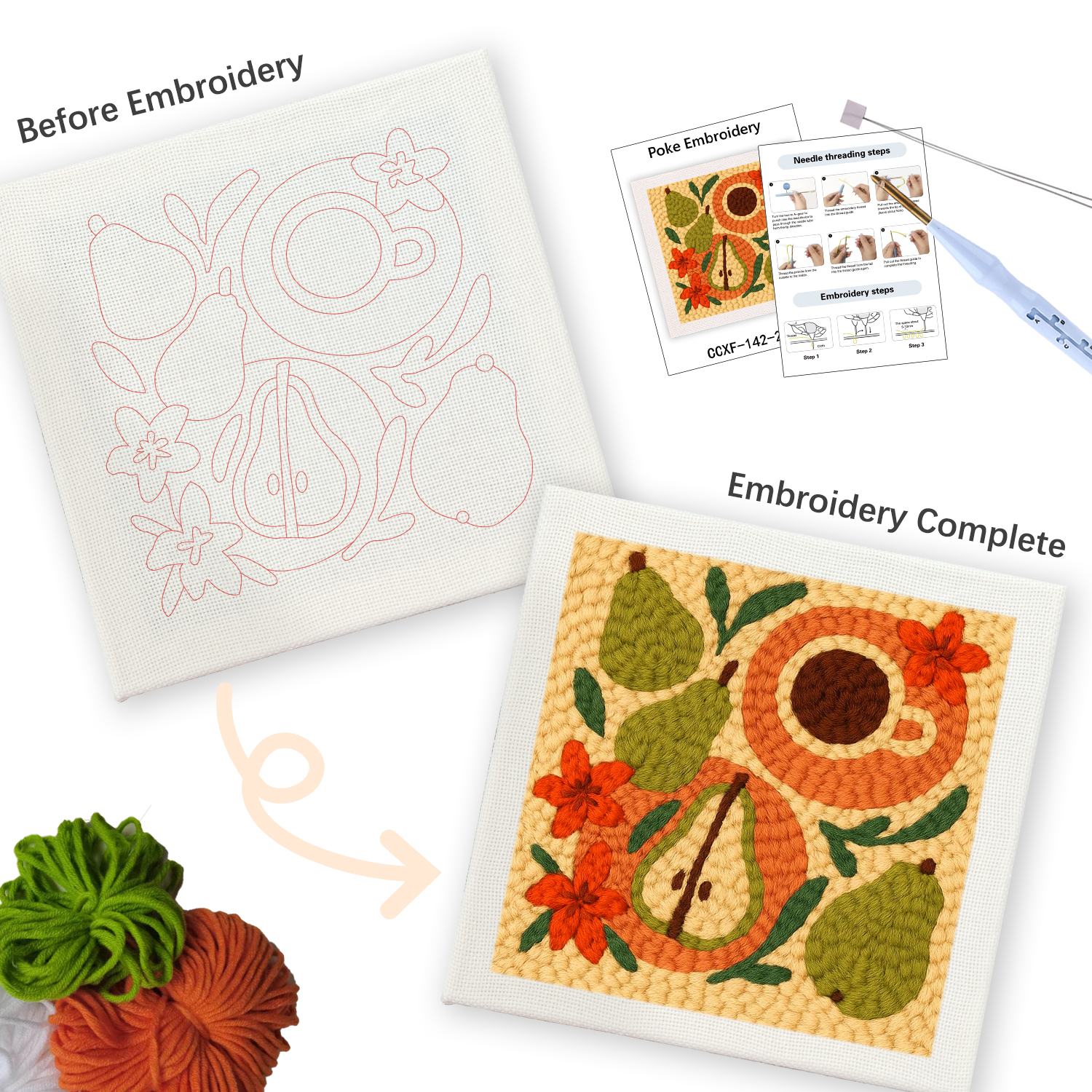 RUOPOTY Punch Needle Starter K - Embroidery Ideas For Bags 리뷰 및 가격