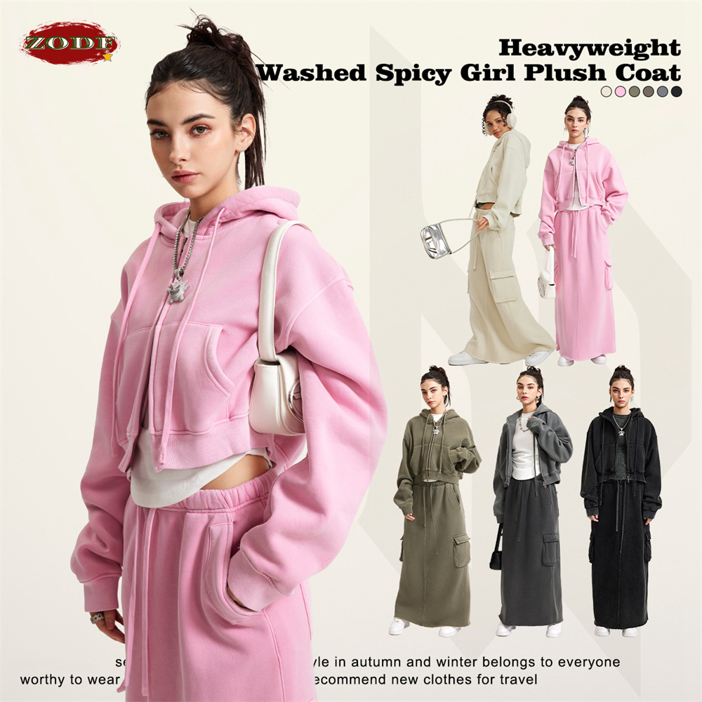 ZODF Retro 2025 Winter Women S - Embroidery Zip Up Hoodie 리뷰 및 가격