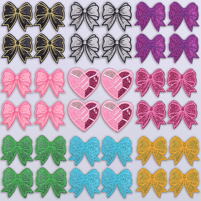 10PCS Sparkling Diamond Bow He - Embroidery Ideas For Bags 리뷰 및 가격