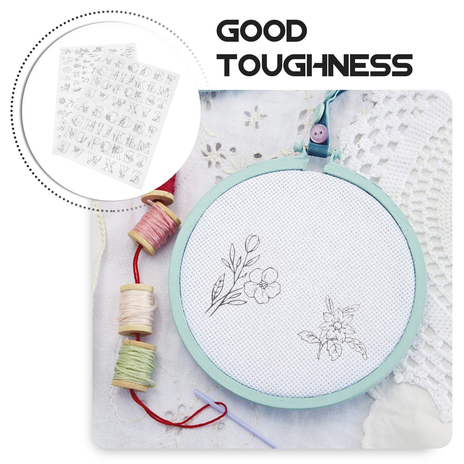 2pcs Sewing Patterns Templates - Embroidery Alphabet Designs 리뷰 및 가격