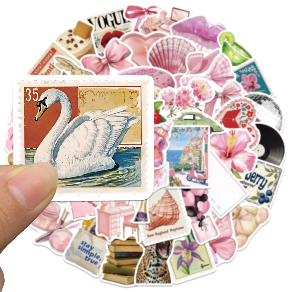 50pcs Pink Bow Sticker Fashion - Embroidery Wall Art 리뷰 및 가격