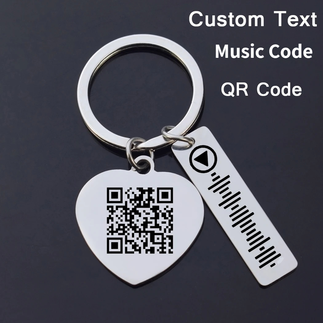 Custom Music Code Keychain Per - Embroidery Alphabet 리뷰 및 가격