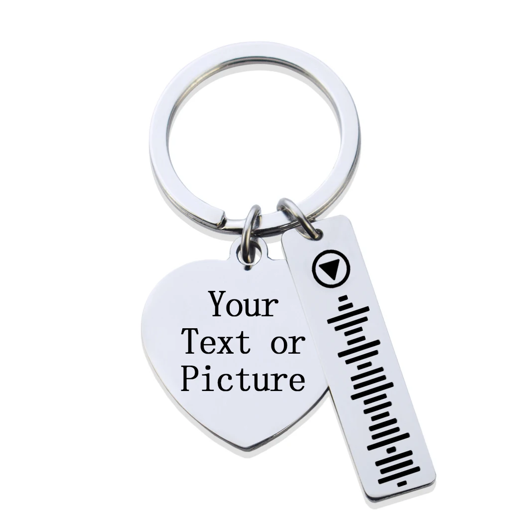 Custom Music Code Keychain Per - Embroidery Alphabet 리뷰 및 가격
