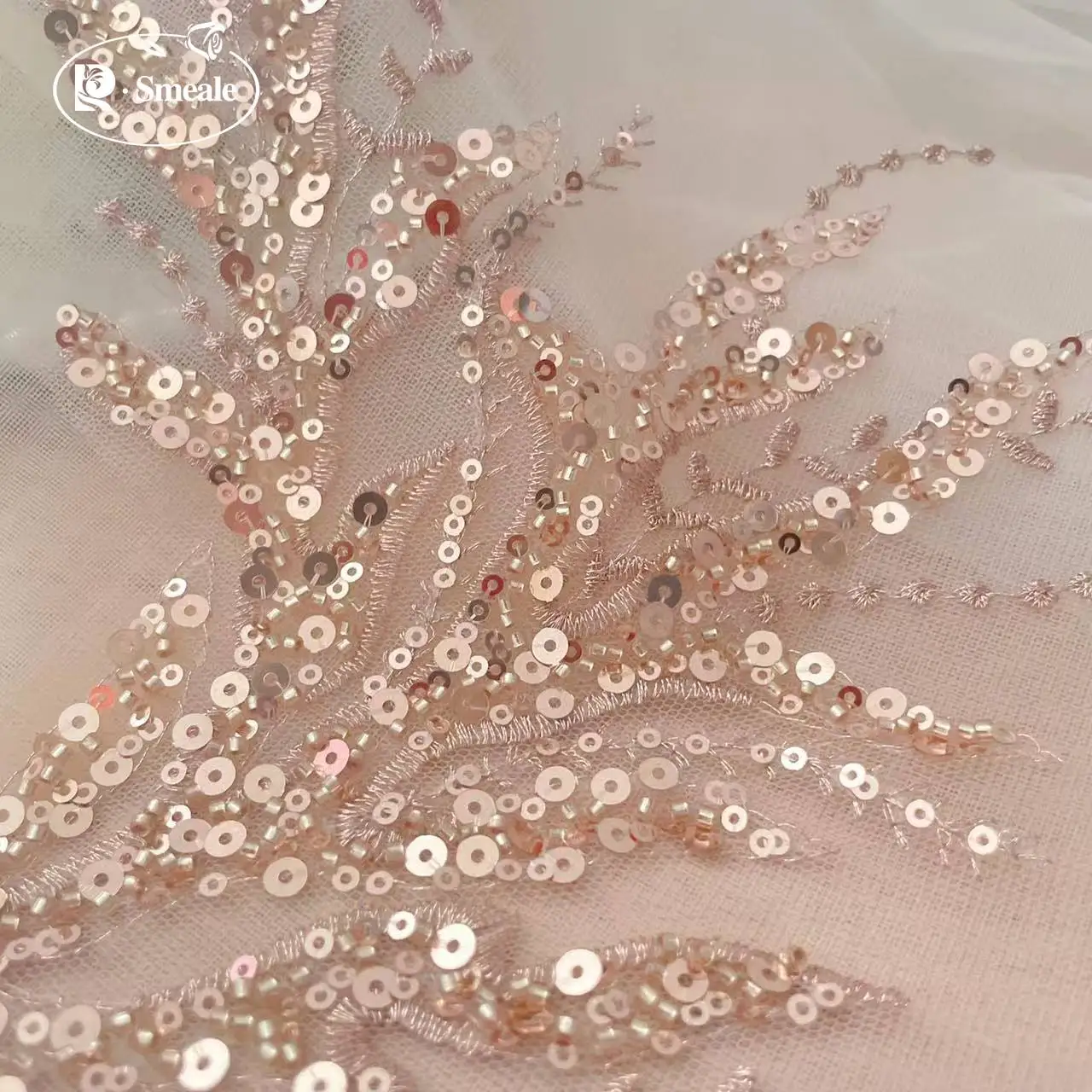 5Pair-2Pair.Rose Gold Sequin T - Embroidery Gold 리뷰 및 가격