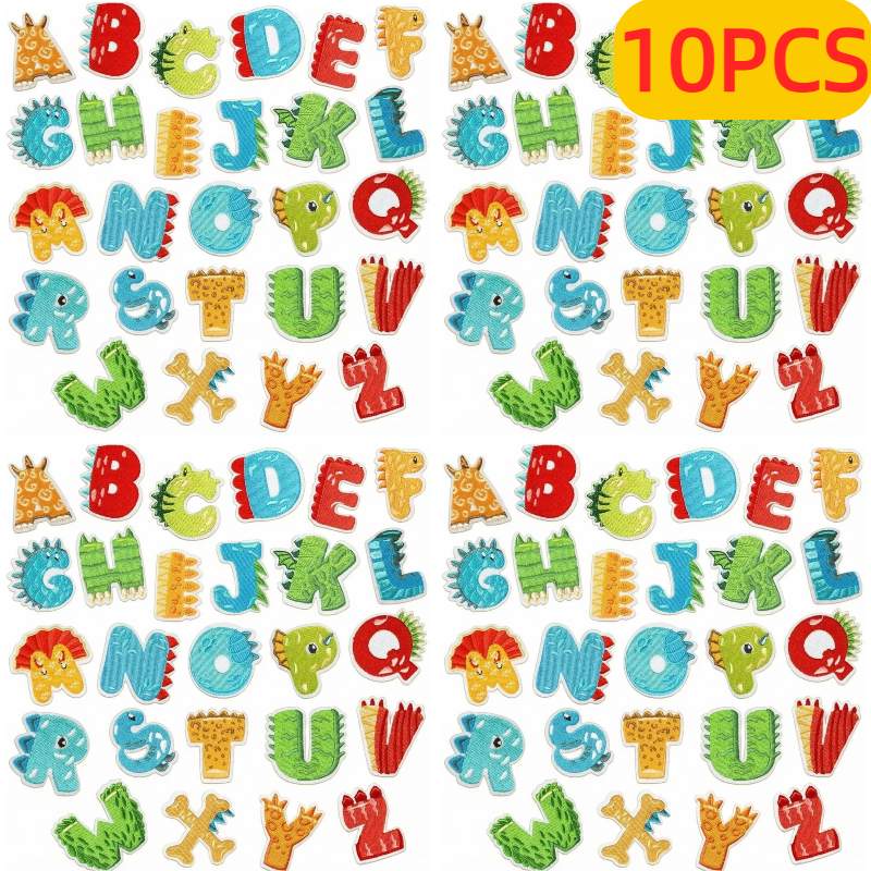 10PCS Wholesale Colorful Engli - Embroidery Alphabet Designs 리뷰 및 가격