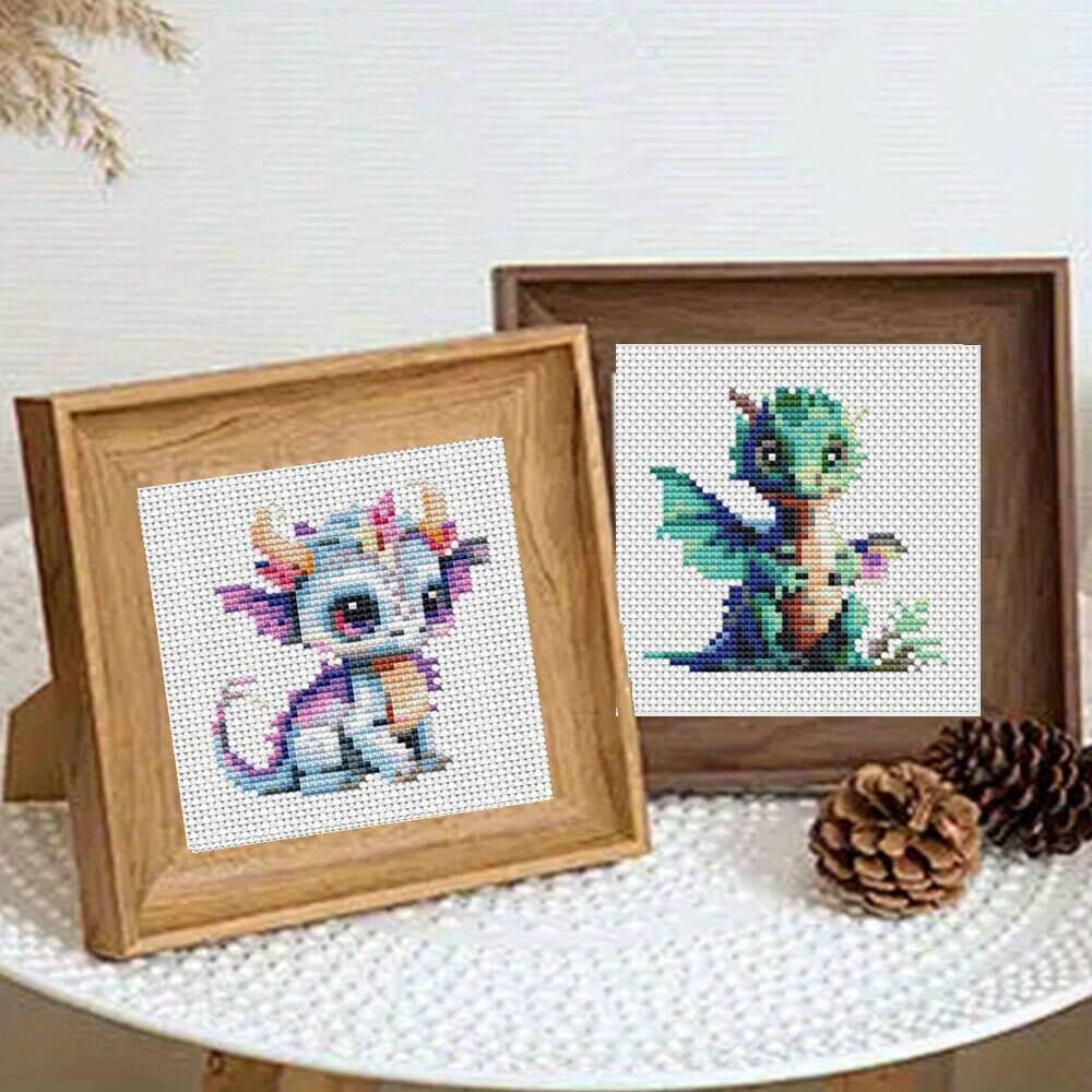 12Pcs Dragon Cross Stitch 11CT - Embroidery Tas 리뷰 및 가격