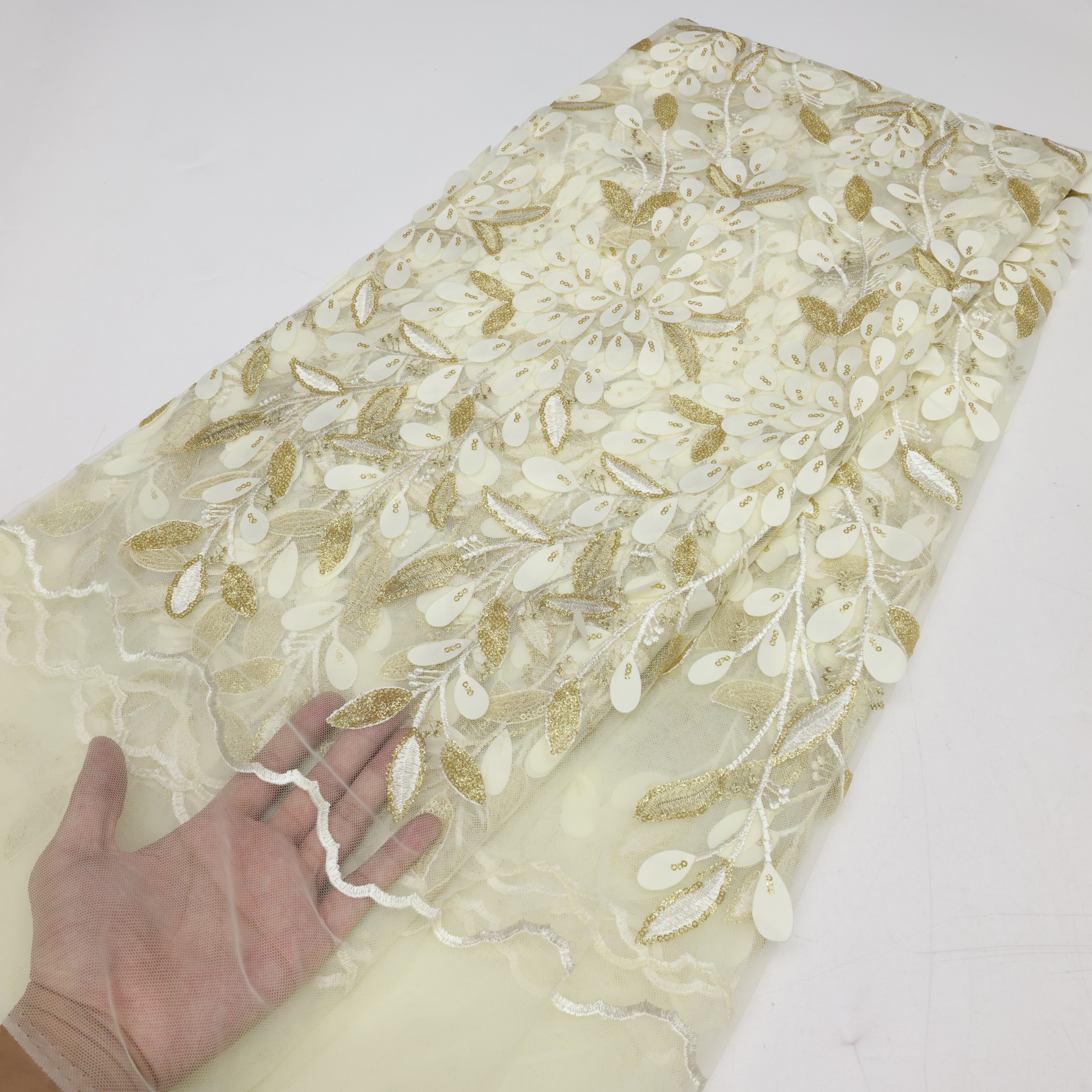 French Embroidery Sequins Lace - Embroidery Ai 리뷰 및 가격