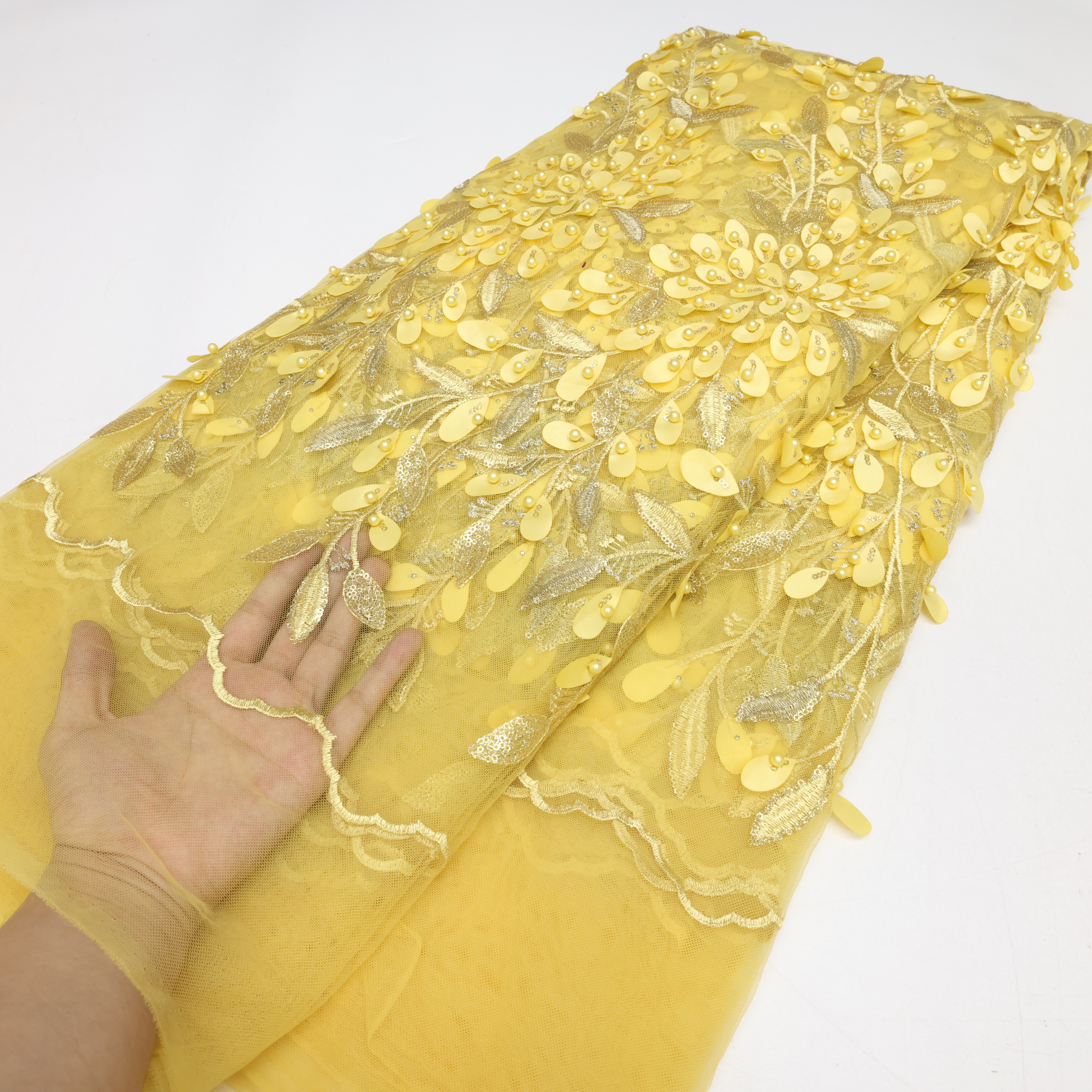 French Embroidery Sequins Lace - Embroidery Ai 리뷰 및 가격