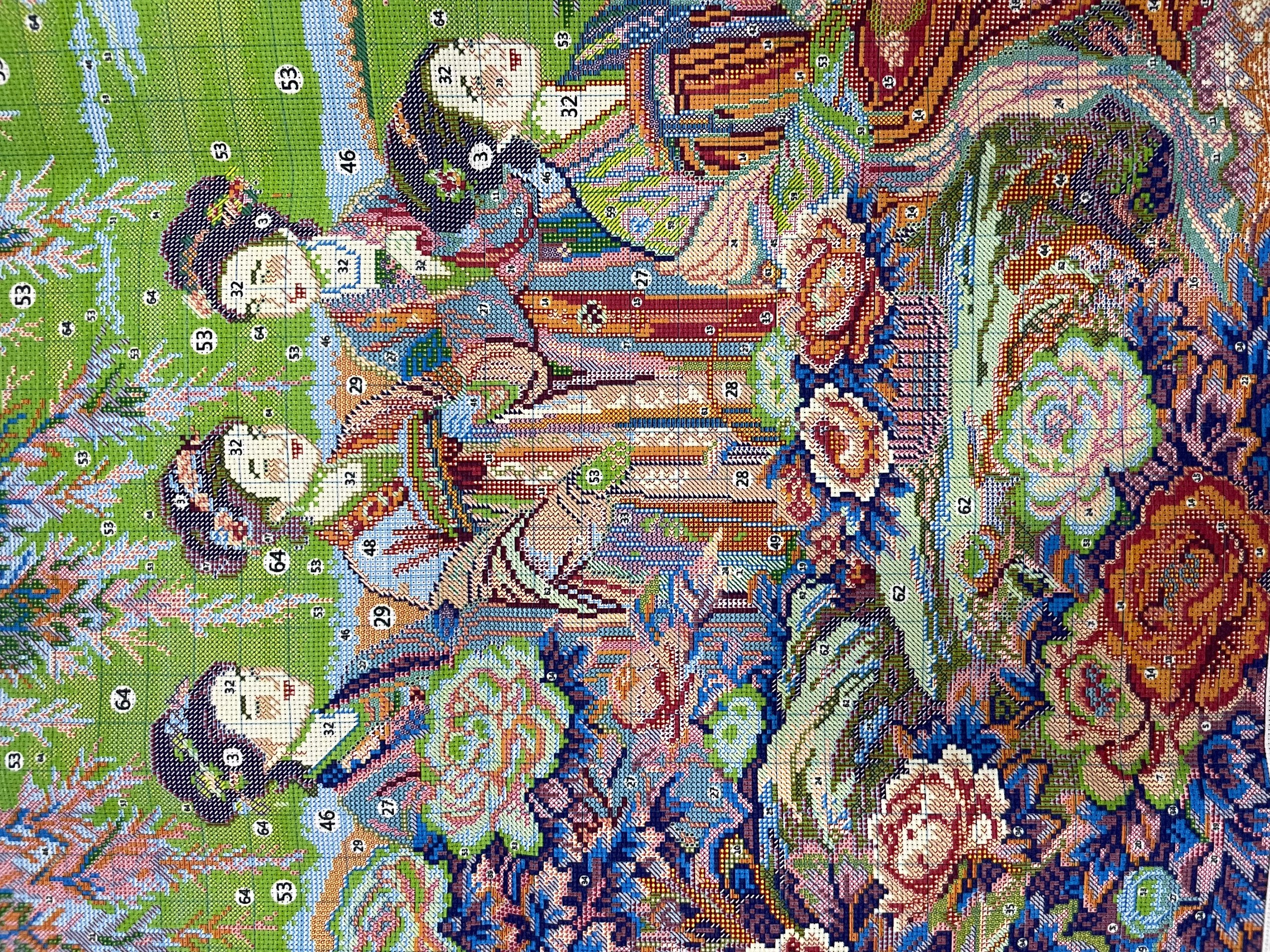 9CT 11CT 14CT Spring Garden An - Embroidery Tas 리뷰 및 가격