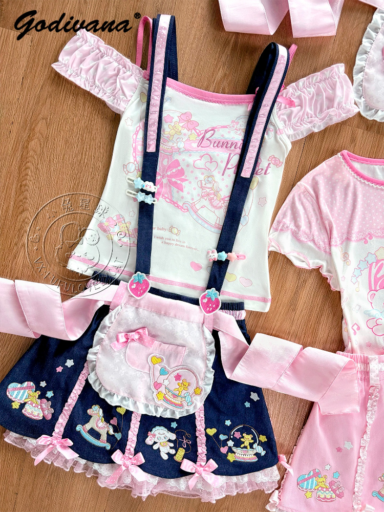 Lolita Daughters Clothes Cute  - Embroidery Uniforms 리뷰 및 가격
