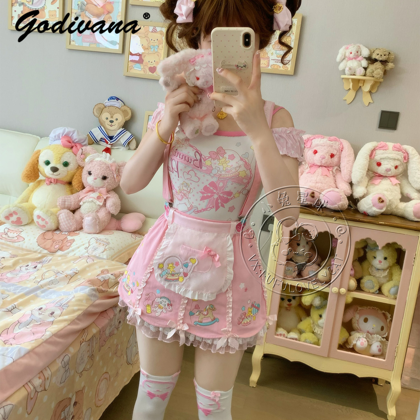 Lolita Daughters Clothes Cute  - Embroidery Uniforms 리뷰 및 가격