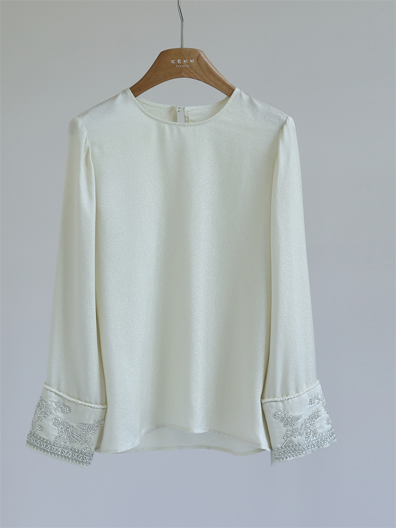 New Chinese Style Silk Shirt W - Embroidery Gold 리뷰 및 가격