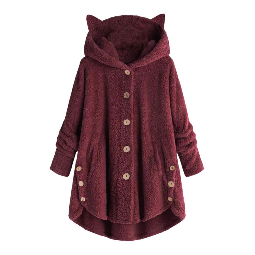 Cat's Ears Women Hoodie Plus W - Embroidery Zip Up Hoodie 리뷰 및 가격