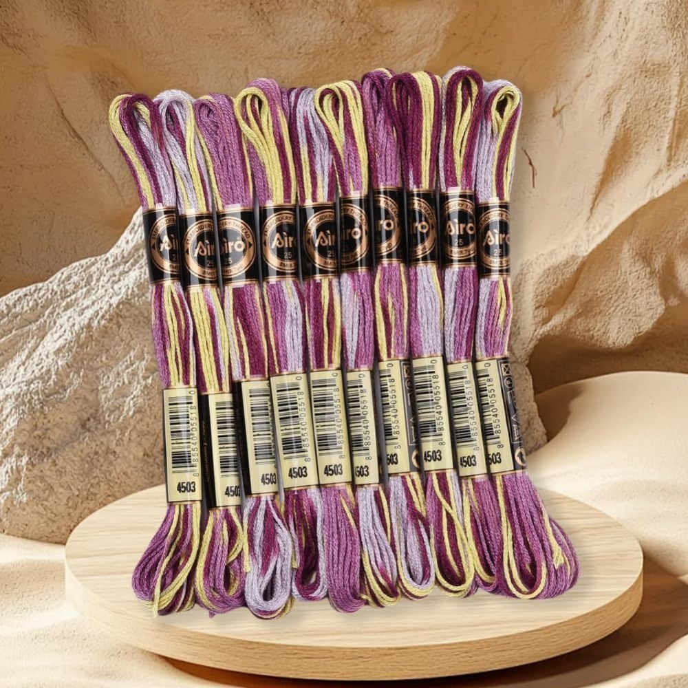 6 Strands Purple Variegated Em - Embroidery Threads 리뷰 및 가격