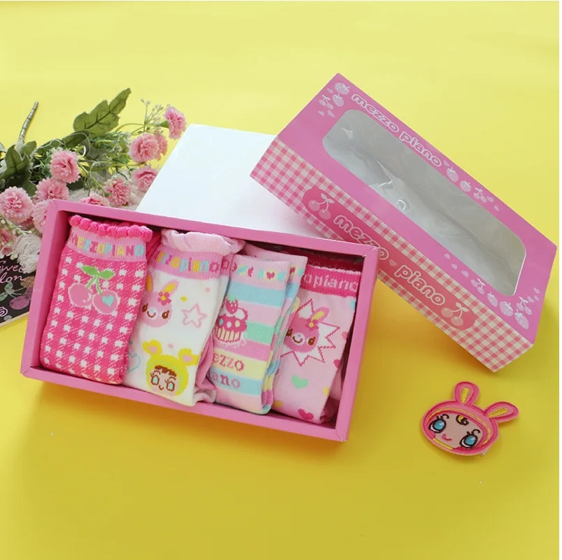 Japanese Cartoon Cute Sweet Lo - Embroidery On Socks 리뷰 및 가격
