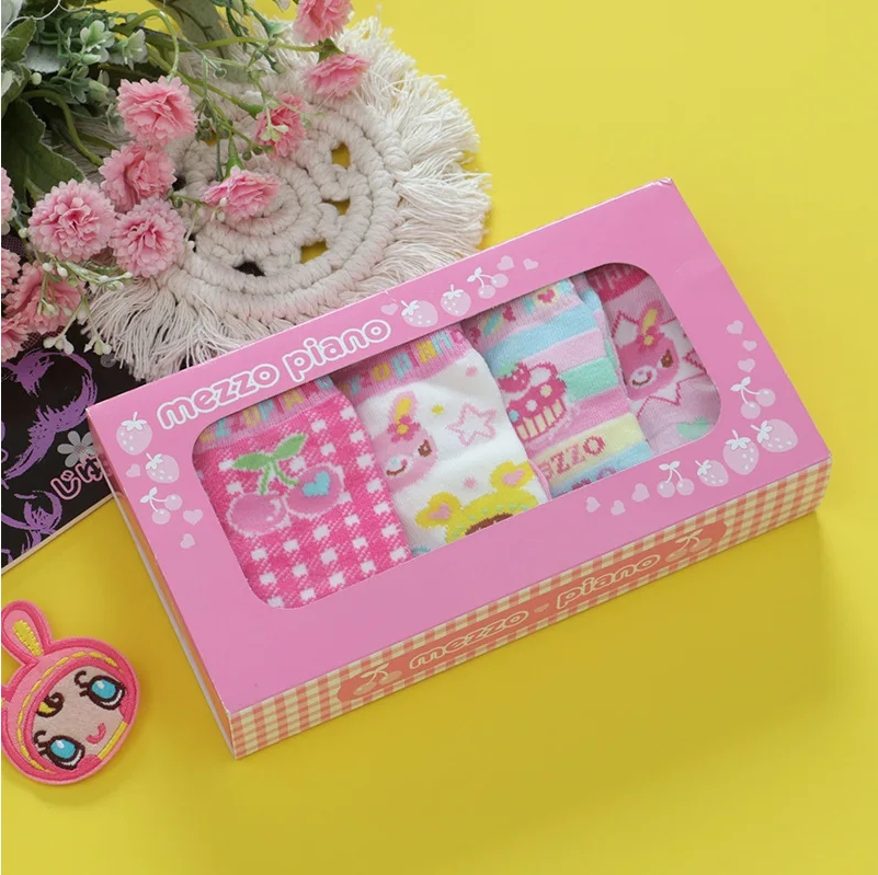 Japanese Cartoon Cute Sweet Lo - Embroidery On Socks 리뷰 및 가격