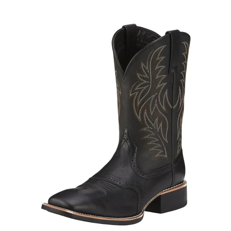 Men High Boots Embroidery Retr - Embroidery Threads 리뷰 및 가격