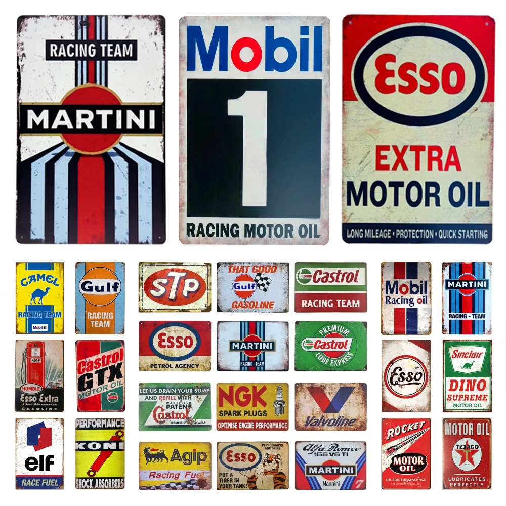 Vintage-Style Motor Oil Gas Si - Embroidery Charm 리뷰 및 가격