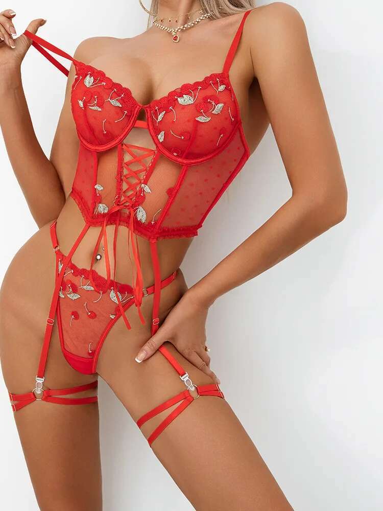 Sexy Solid Color Flower Embroi - Embroidery Charm 리뷰 및 가격