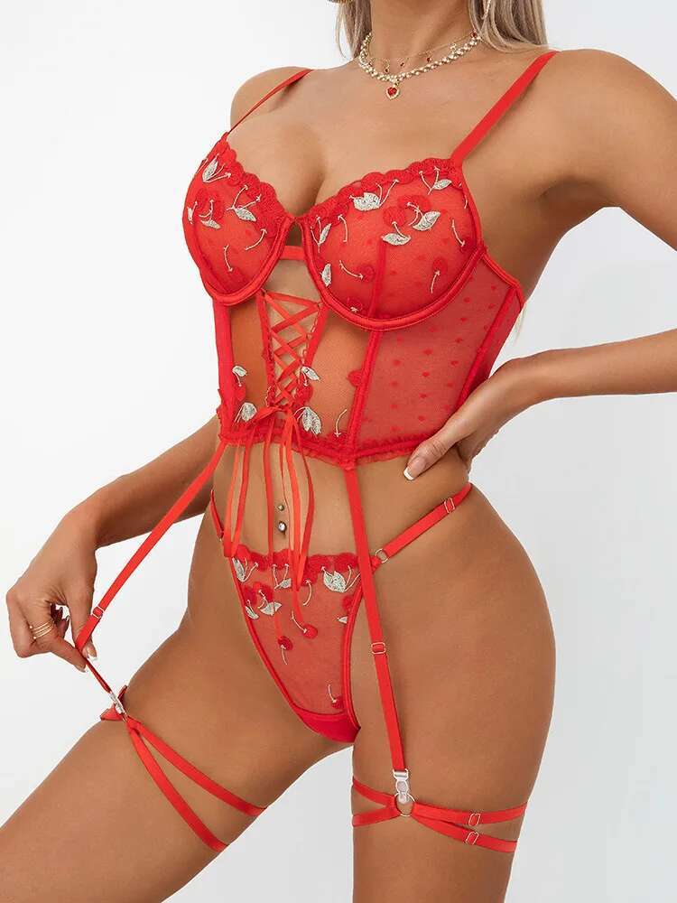 Sexy Solid Color Flower Embroi - Embroidery Charm 리뷰 및 가격