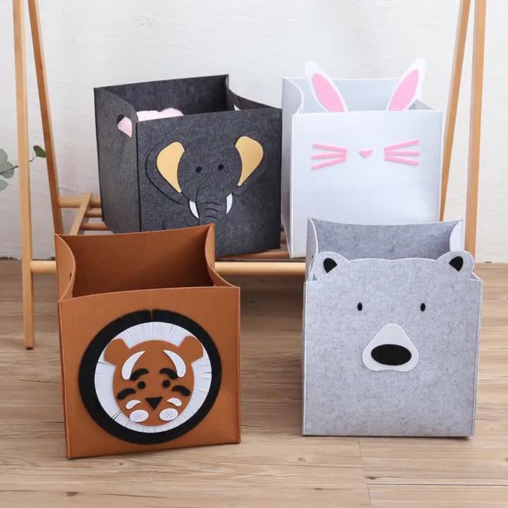 Square Felt Storage Basket Box - Felt Sheet Wool 리뷰 및 가격