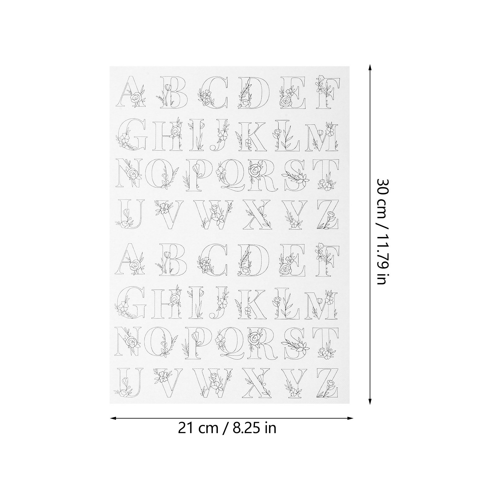 2 Pcs Alphabet Embroidery Stab - Embroidery Alphabet Designs 리뷰 및 가격