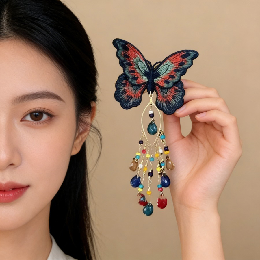 New Chinese Style Knitting But - Embroidery Charm 리뷰 및 가격