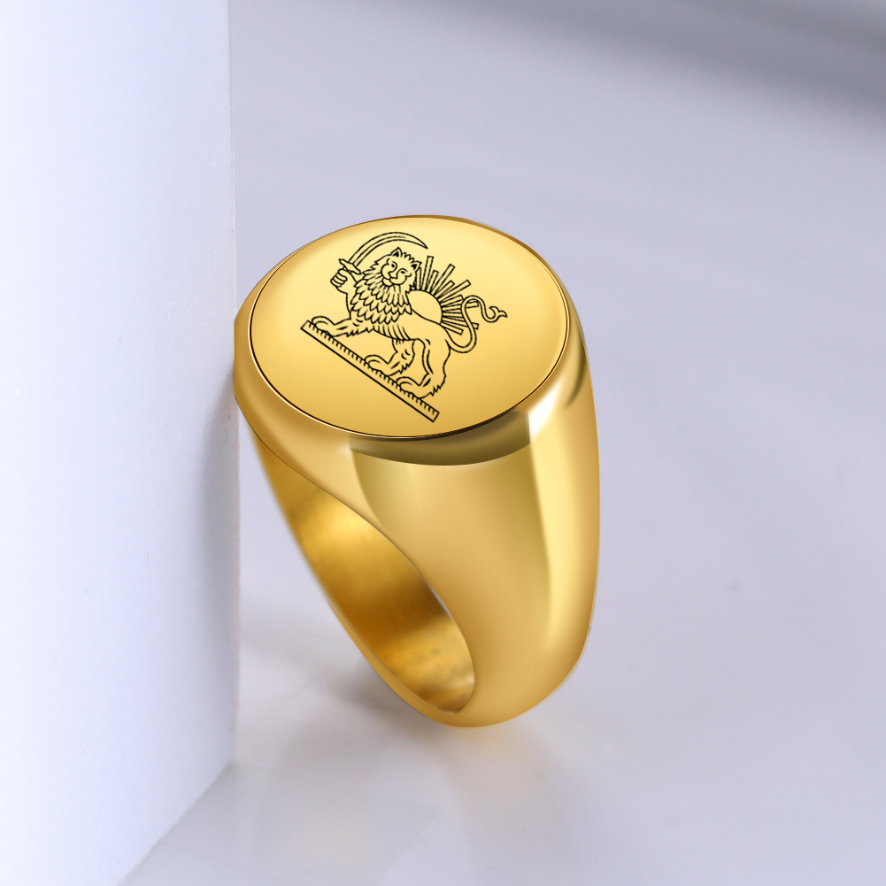 Iran Lion and Sun Finger Ring  - Embroidery Alphabet 리뷰 및 가격