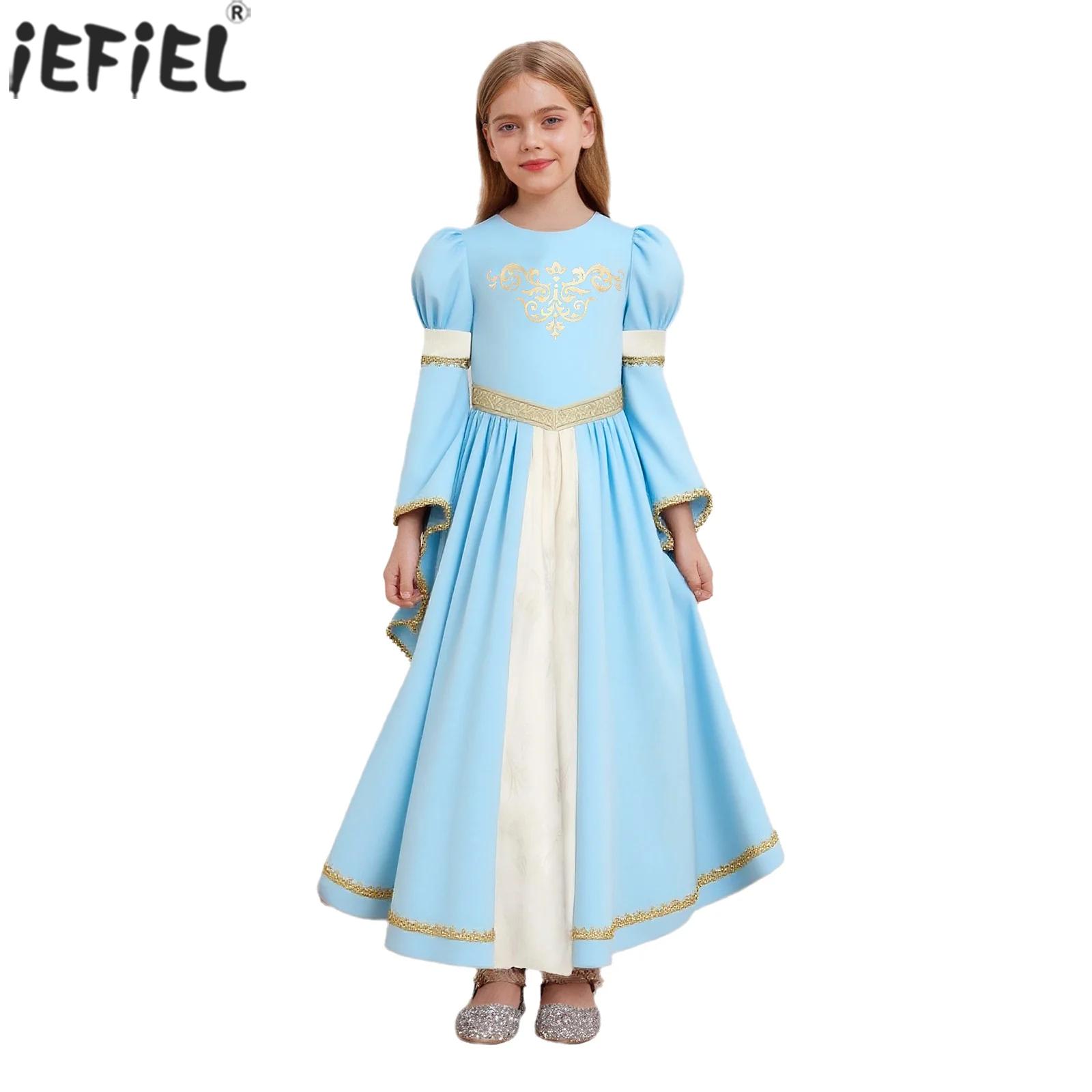 Kid Girls Medieval Princess Co - Embroidery Gold 리뷰 및 가격