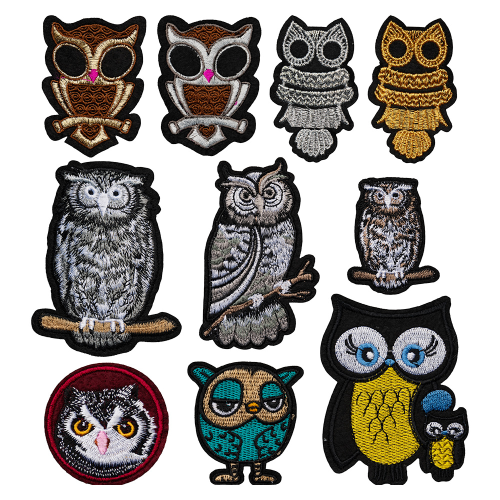 Owl Silver Grey Theme Sew/Iron - Embroidery On Socks 리뷰 및 가격