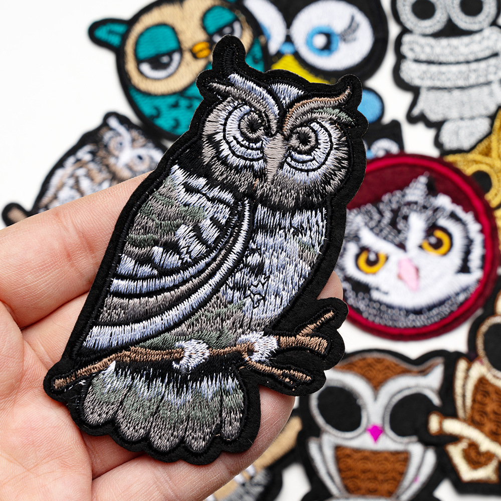 Owl Silver Grey Theme Sew/Iron - Embroidery On Socks 리뷰 및 가격