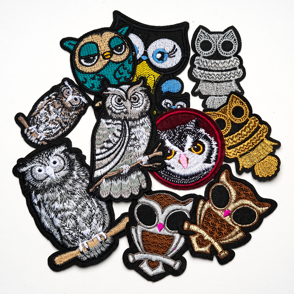 Owl Silver Grey Theme Sew/Iron - Embroidery On Socks 리뷰 및 가격