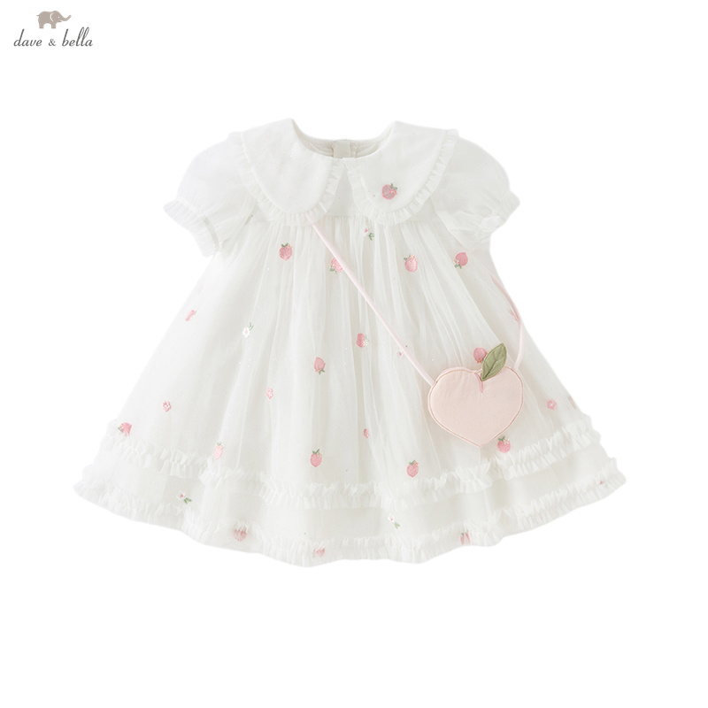 Dave Bella Girls Baby Mesh Pri - Embroidery Charm 리뷰 및 가격