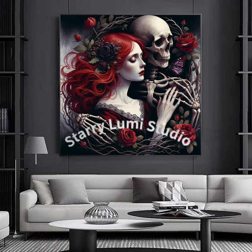 5D Diamond Painting Gothic Lad - Embroidery Gothic 리뷰 및 가격