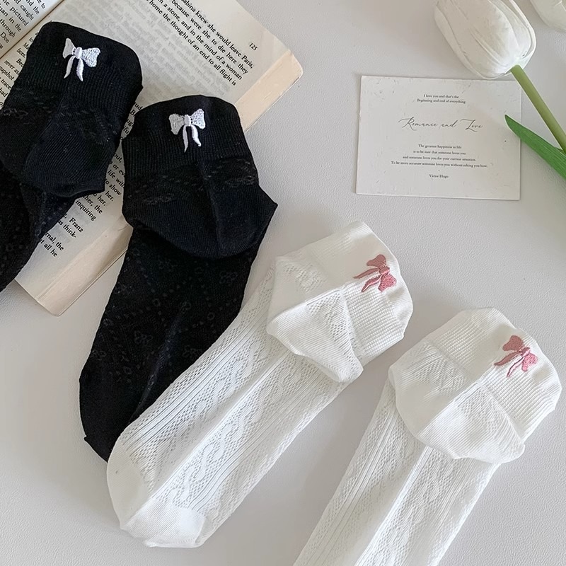 1Pairs Women Short Socks Haraj - Embroidery On Socks 리뷰 및 가격