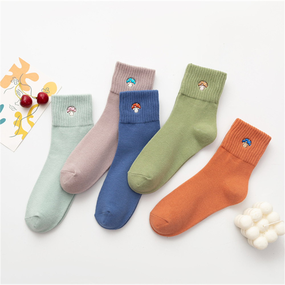 New Women's Embroidery Cute Ca - Embroidery On Socks 리뷰 및 가격