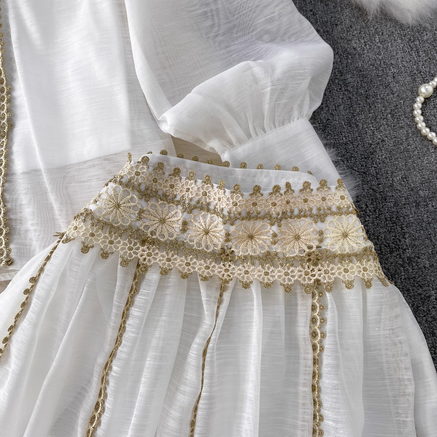 Elegant Shirt Skirt Suit Women - Embroidery Uniforms 리뷰 및 가격