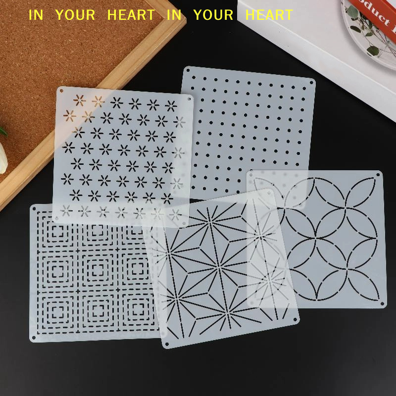 DIY Geometric Patchwork Stenci - Embroidery Diy 리뷰 및 가격