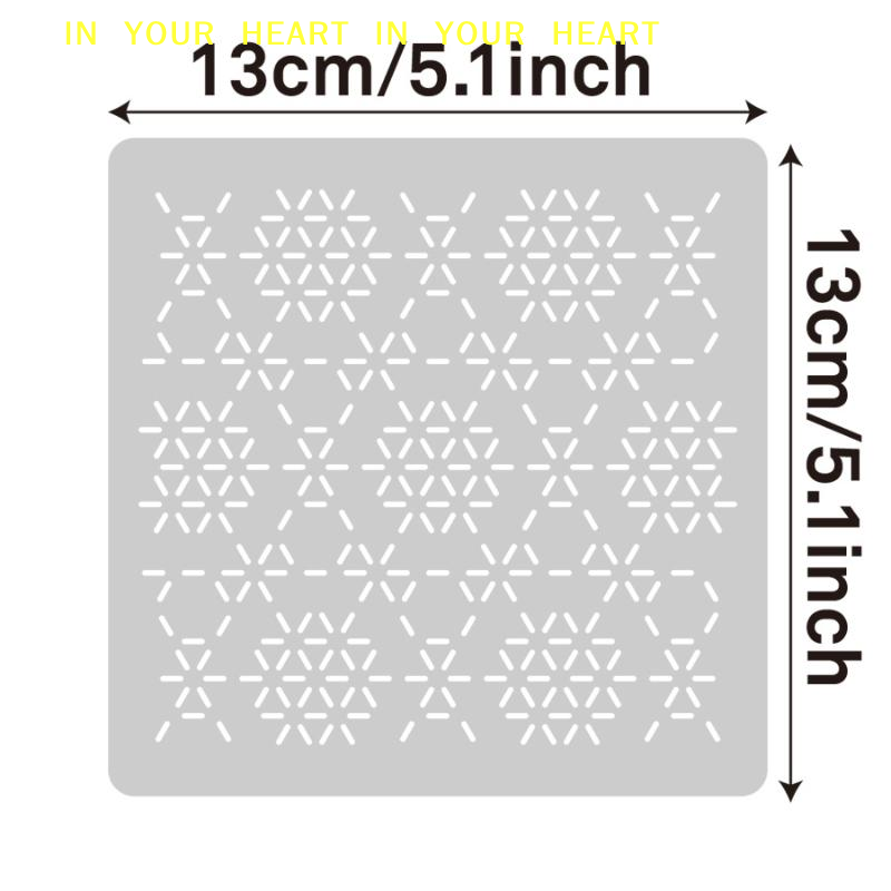 DIY Geometric Patchwork Stenci - Embroidery Diy 리뷰 및 가격
