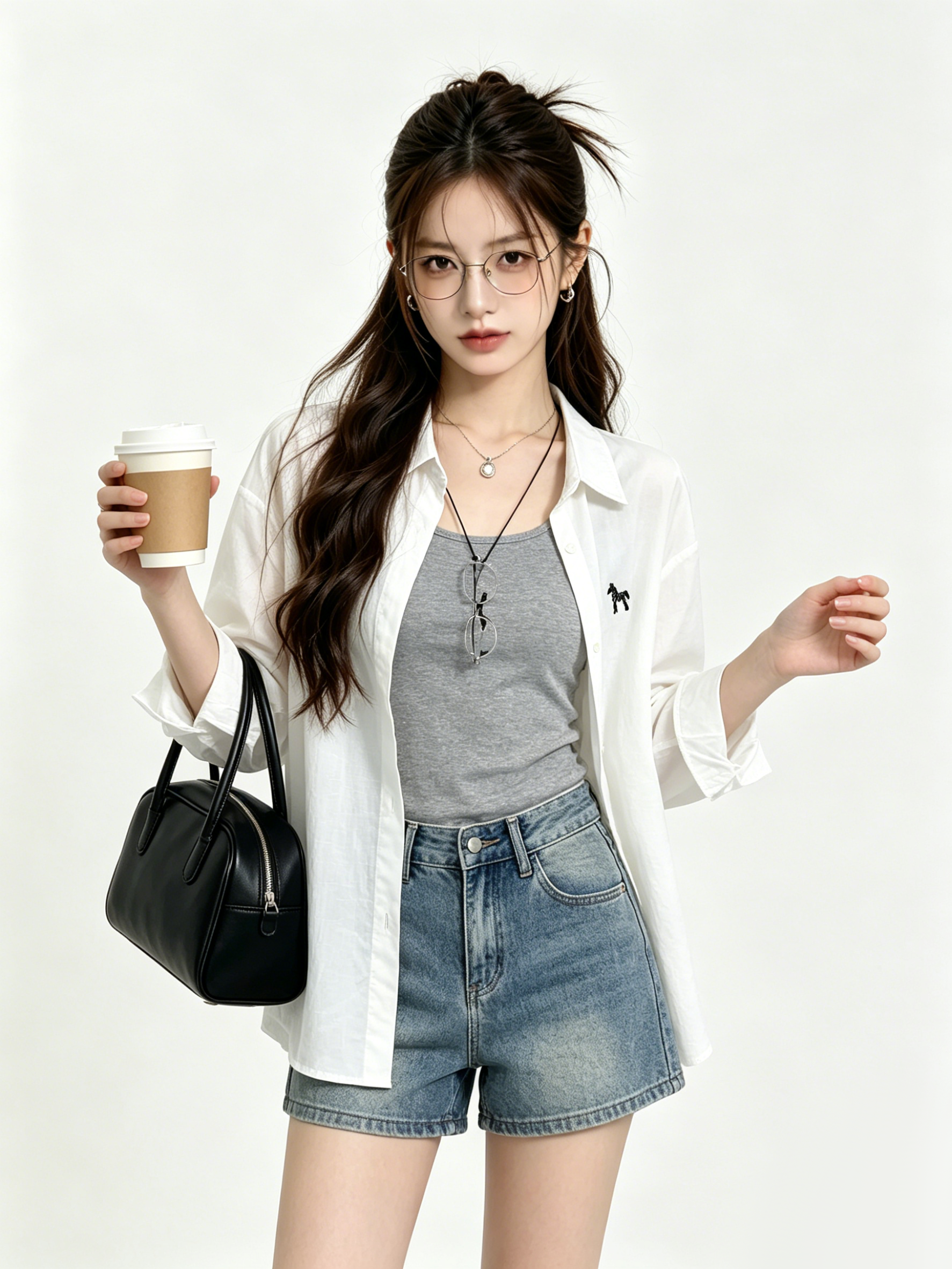 Spring Summer Outfit Korean Co - Embroidery Vest 리뷰 및 가격