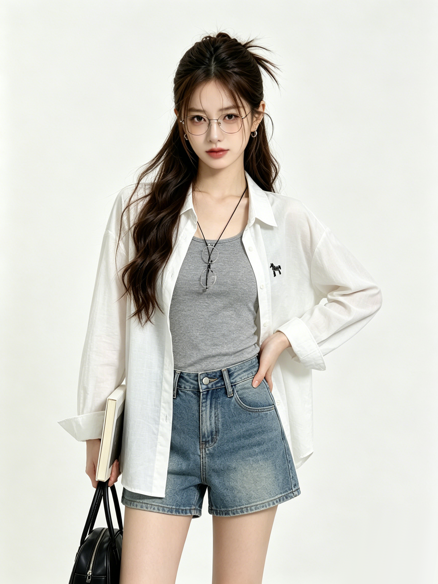 Spring Summer Outfit Korean Co - Embroidery Vest 리뷰 및 가격